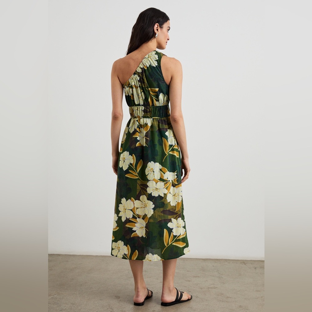 Rails EUC Selani Floral One-Shoulder
100% Cotton Midi Dress in Plumeria Size S - Picture 3 of 12